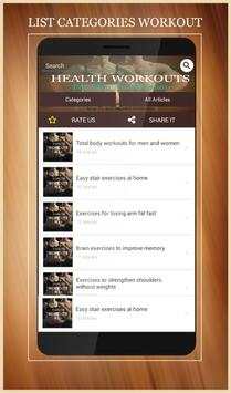 Healthy Workout Plans At Home screenshot 3