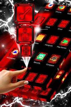 Hot Red Launcher Theme screenshot 4