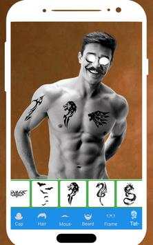 Beard Man Photo Editor -Tattoos & Hairstyle screenshot 6