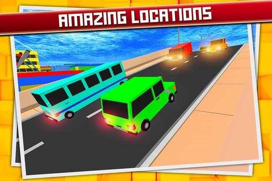 Blocky Car Craft Parking Sim screenshot 5