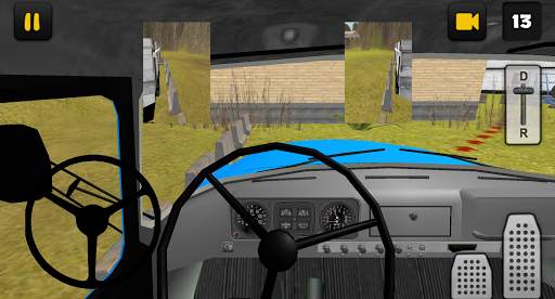 Camión clásico 3D: Transporte de tractor screenshot 1