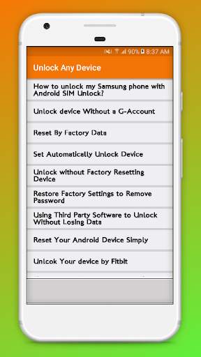 Unlock any Device Guide & Phone Secrets screenshot 1