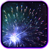 3D фейерверк обои иконка