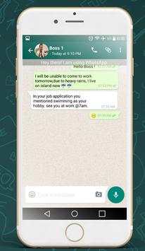 WhatsFake - Fake chat conversation for whatsapp screenshot 5