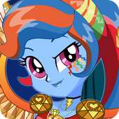 Dress up Rainbow Dash EverFree