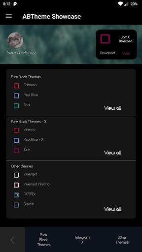 Amoled Black Theme Showcase screenshot 1