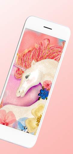 Little Pony Unicorn Background💝 screenshot 1