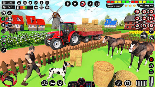 Real Tractor Driving Games screenshot 1