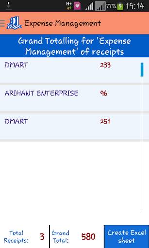 EXPENSE Management free app screenshot 7