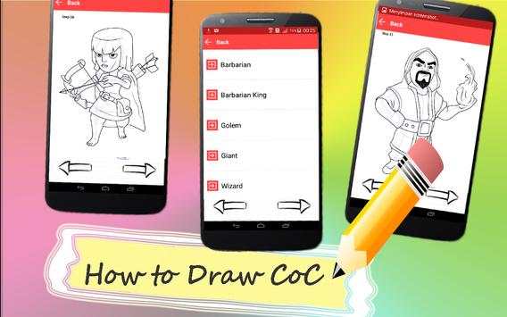 How to Draw COC screenshot 1