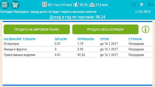 Симулятор Президента Lite скриншот 5