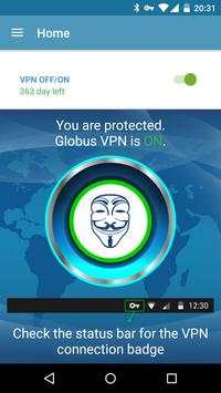VPN TOR Cloud VPN Globus Pro! screenshot 1