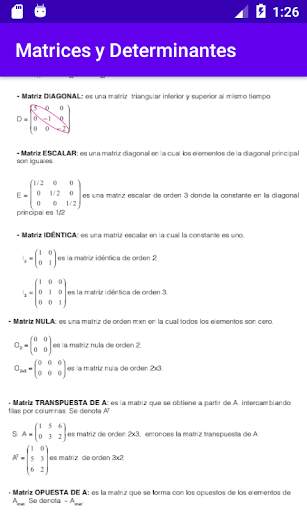 Matrices y Determinantes screenshot 4