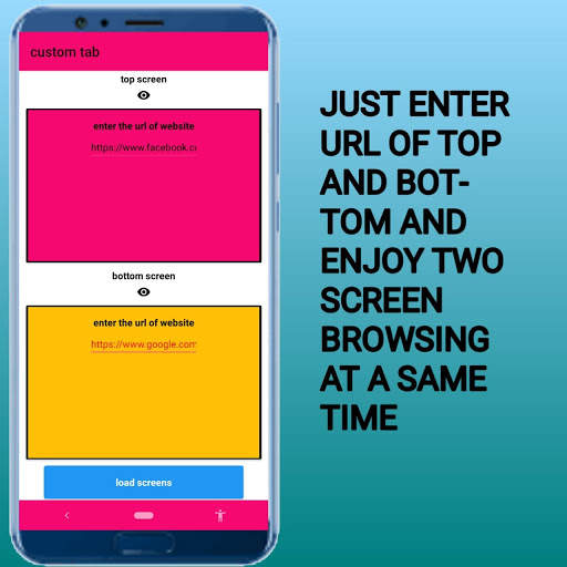 Dual screen browser pro-use two screens at a time. screenshot 2