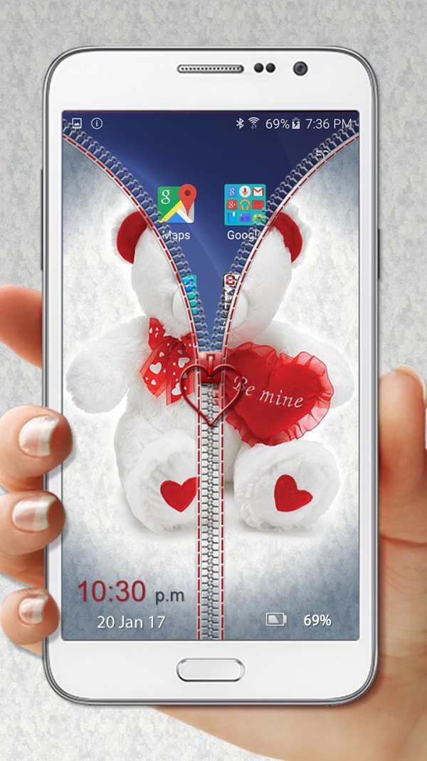 Teddy Bear Zipper Lock screenshot 3