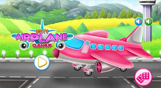 Dirty Airplane Cleanup & Fixing Games screenshot 1