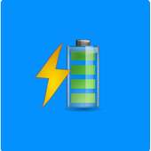 Battery percent status logo