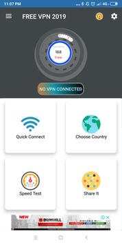Free VPN 2019 screenshot 1