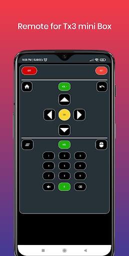 Remote  for tx3 mini box screenshot 1