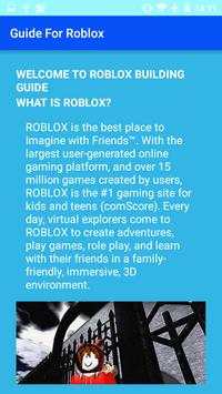 Guide and Tips for Roblox screenshot 2