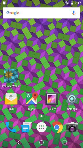 Penrose Live Wallpaper screenshot 2
