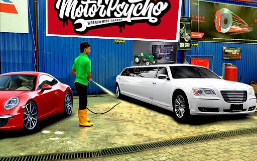 Modern Limo Car Wash Games screenshot 1
