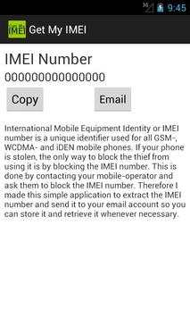 Get My IMEI screenshot 1