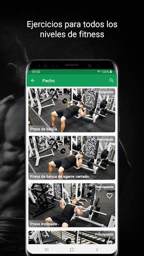 Fitvate - Entrenamiento en Gym screenshot 4