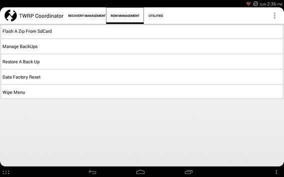 [ROOT]TWRP Coordinator(BETA) screenshot 7