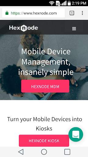 Hexnode Kiosk Browser screenshot 2