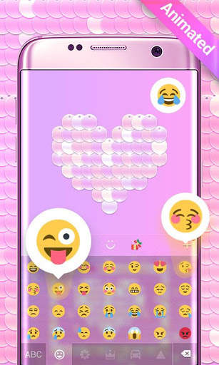 Sequin Flip GO Keyboard Animated Theme screenshot 4