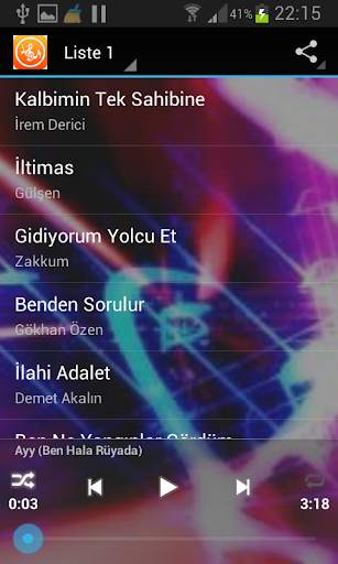Turkish Music Top 50 screenshot 3
