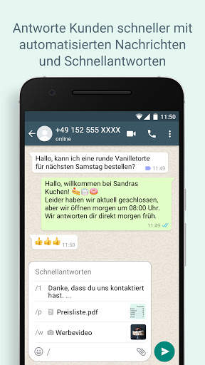 WhatsApp Business screenshot 2