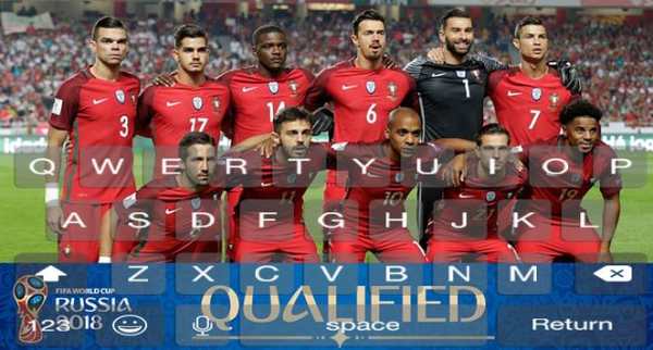 Portugal national team keyboard World Cup 3 تصوير الشاشة
