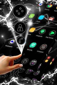 Black Moon Launcher Theme screenshot 4