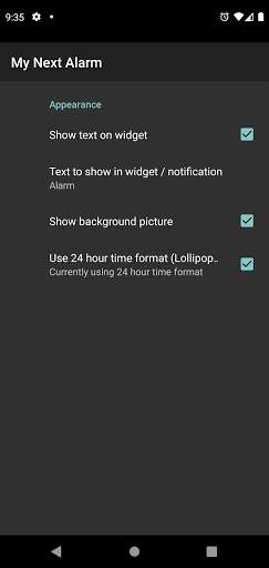 My Next Alarm - Widget screenshot 6