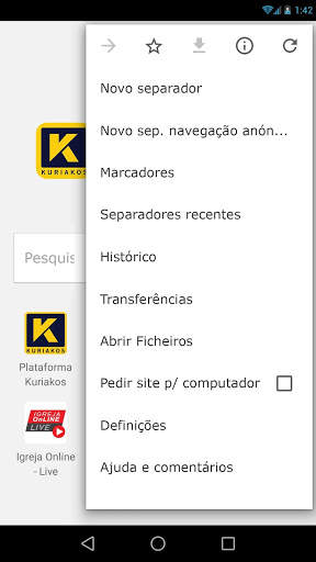 Browser Kuriakos screenshot 3