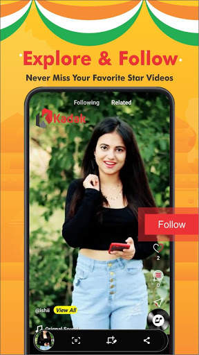 Kadak: Indian short video app screenshot 1