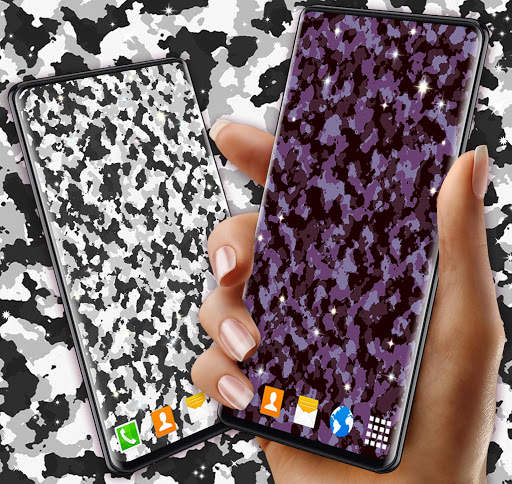 Army Patterns Live Wallpaper❤️ Camouflage Themes 2 تصوير الشاشة