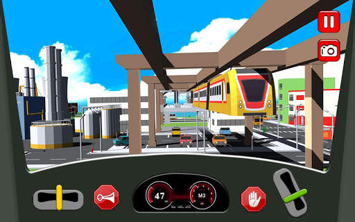Sky Train Simulator : Elevated Train Driving screenshot 5