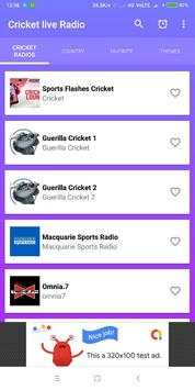 Cricket Commentary Live radio screenshot 1