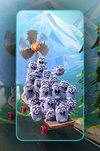 Cartoon Grizzy And Lemmings New Wallpaper screenshot 2