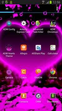Hearts Theme for ADW Launcher screenshot 2
