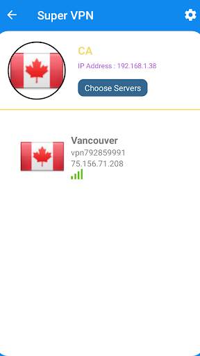 Super VPN screenshot 3