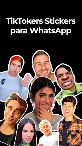 TikTokers Stickers para WhatsApp 2021 screenshot 1
