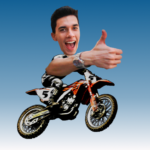 Motorcycle Face Race icon