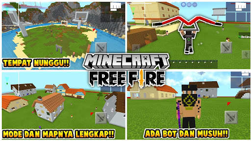 Map FF Fire Minecraft PE Skins screenshot 1