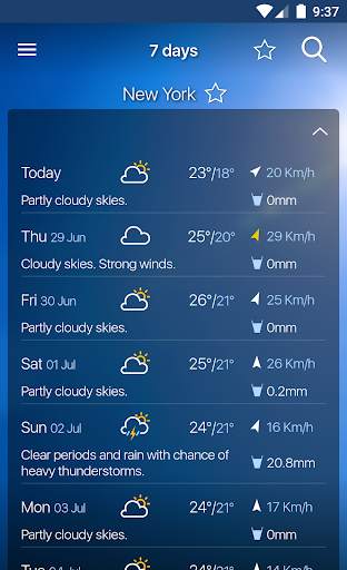 Freemeteo screenshot 3