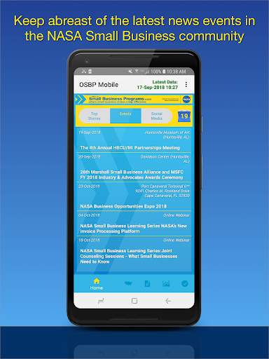 NASA OSBP Mobile screenshot 1