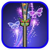 Butterfly Zipper Lock Screen 1.0